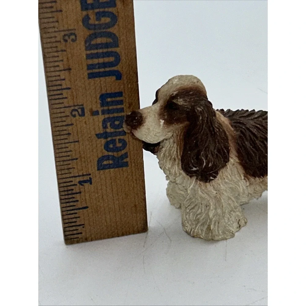 Vintage Midwest Canyon Fall Cocker Spaniel Small Dog Resin Figurine 2 1/4